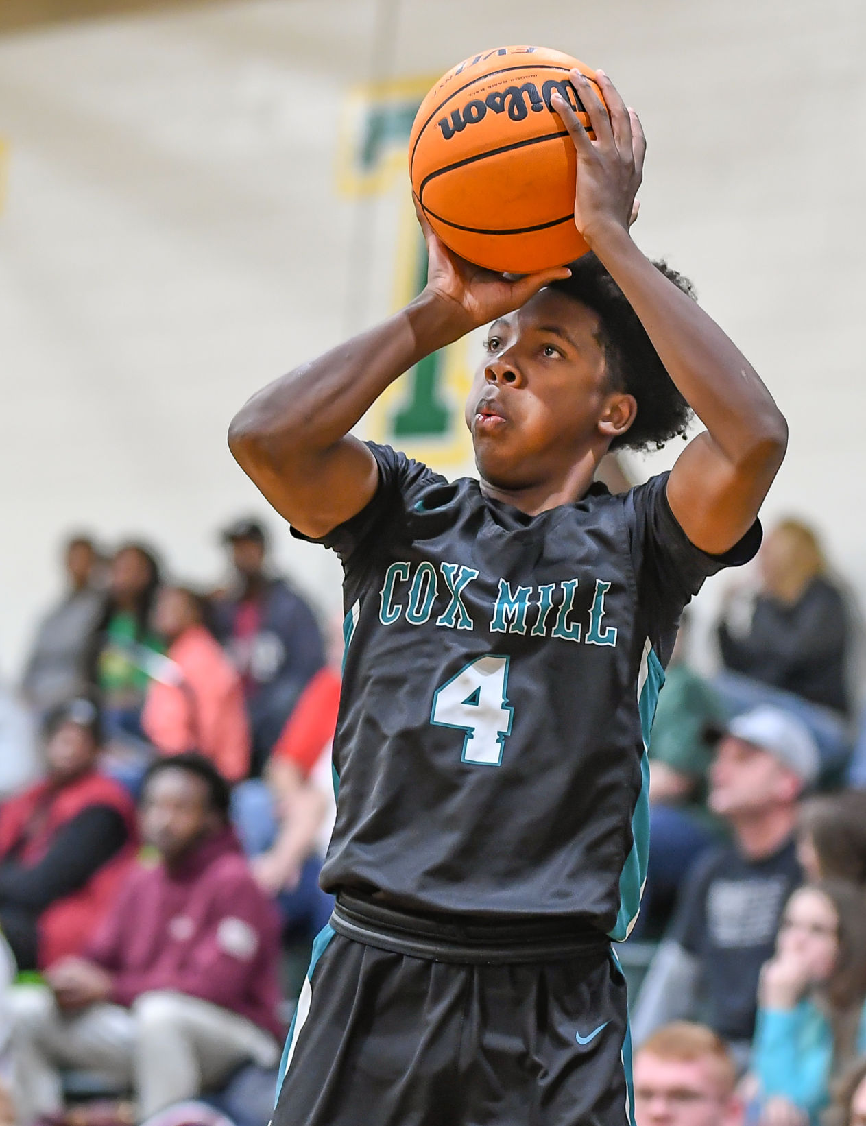 Friday night high school basketball action